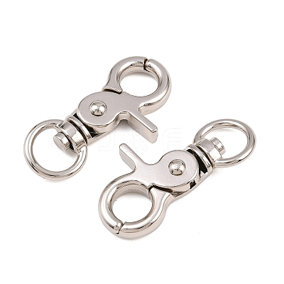 Alloy Swivel Clasps STAS-B121-02P-01-1-1