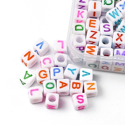 100Pcs Acrylic Beads MACR-YW0002-30-1