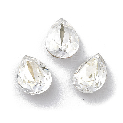 K9 Glass Rhinestone Cabochons GLAA-H034-03D-001SS-1