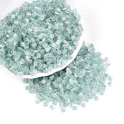 Transparent Inside Colours Glass Seed Beads SEED-T007-13N-1