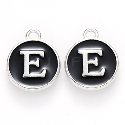 Platinum Plated Alloy Charms X-ENAM-S118-02E-P-1