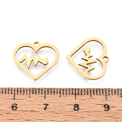 201 Stainless Steel Pendants STAS-T073-42G-1