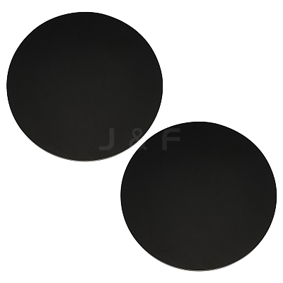 Flat Round Acrylic Chassis Display Pedestals DIY-FG0005-55E-1