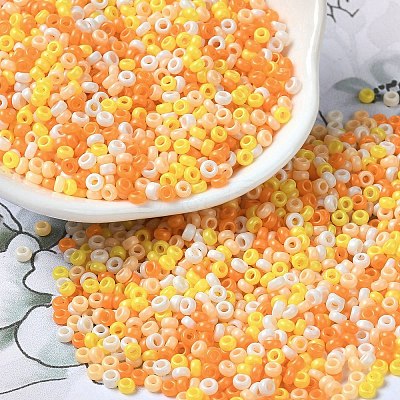 Baking Paint Glass Seed Beads SEED-P006-03A-22-1