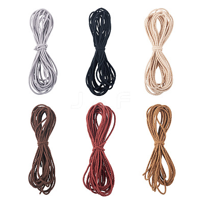 30M 6 Colors Polyester Elastic Cords EC-TA0001-07A-1