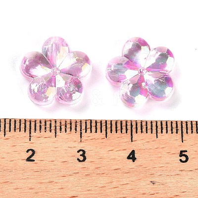 Transaparent Acrylic Beads PACR-H004-01C-1