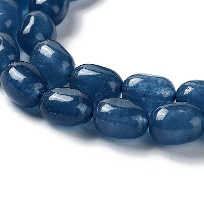 Natural White Jade Beads Strands G-E614-B01-09-1
