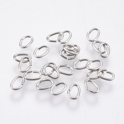 Tarnish Resistant 304 Stainless Steel Open Jump Rings STAS-P196-15-1
