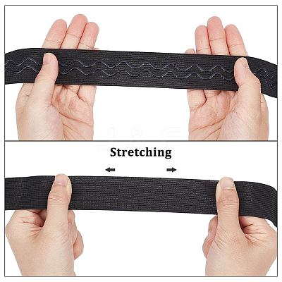 Polyester Non Slip Knitted Elastic Belt OCOR-WH0080-29A-1