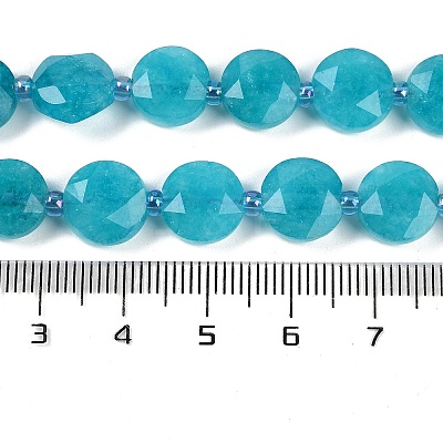 Natural Amazonite Dyed  Beads Strands G-C116-A23-01B-1