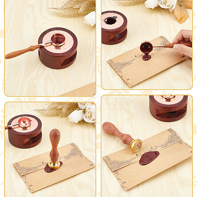 Wax Seal Stamp Set AJEW-WH0517-003-1