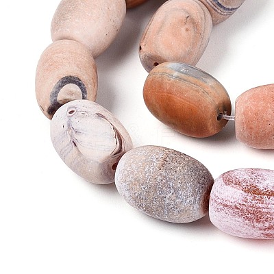 Dyed Natural Agate Beads Strands G-T144-29-1