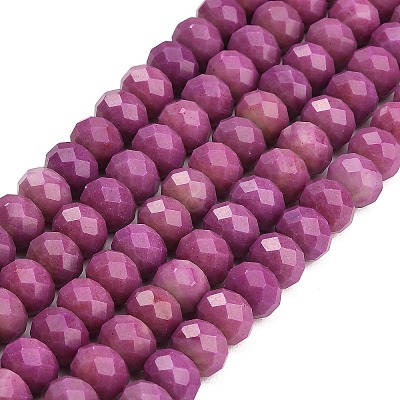 Faceted Dyed Natural White Jade Beads Strands GG-CBAE966-01B-B-1