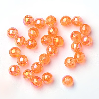 Eco-Friendly Transparent Acrylic Beads PL731-16-1