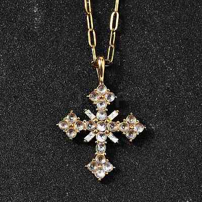 304 Stainless Steel Pendant Necklaces NJEW-H070-04G-1