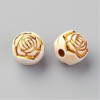 Plating Acrylic Beads PACR-Q113-03-1