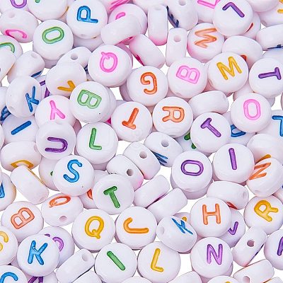Initial Acrylic Beads SACR-PH0003-03-1