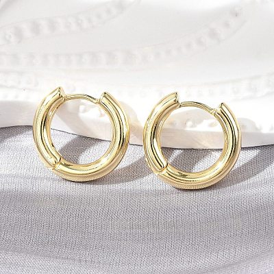 Rack Plating Brass Hinged Hoop Earrings for Women EJEW-E270-24G-1