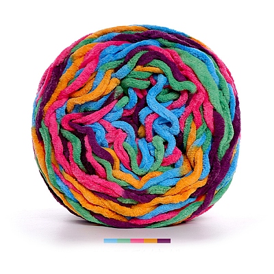 Segment Dyed Super Bulky Cotton Yarn PW-WG3CF0F-05-1