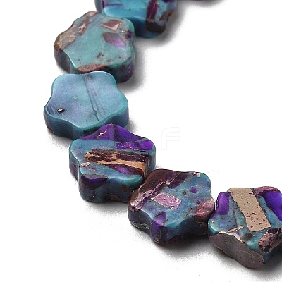 Synthetic Imperial Jasper Beads Strands G-Q050-B01-03-1