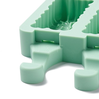 Food Grade DIY Rectangle Ice-cream Silicone Molds DIY-D062-03A-1