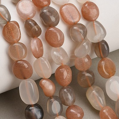 Natural Multi-Moonstone Beads Strands GG-CBAC61B-B03-01-1