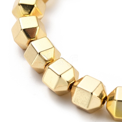 Electroplated Non-magnetic Synthetic Hematite Beads Strands G-G849-01G-1