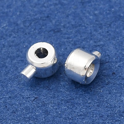Brass Crimp Beads KK-Z030-17B-S-1