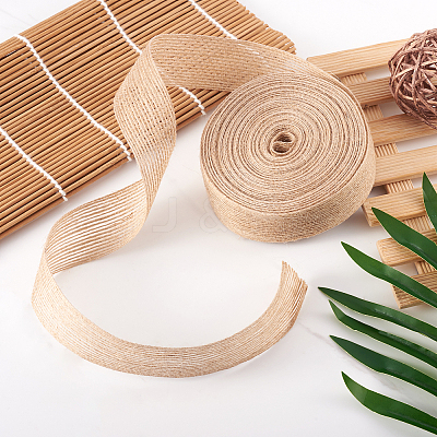 Burlap Fabric Ribbon OCOR-TAC0006-30B-1