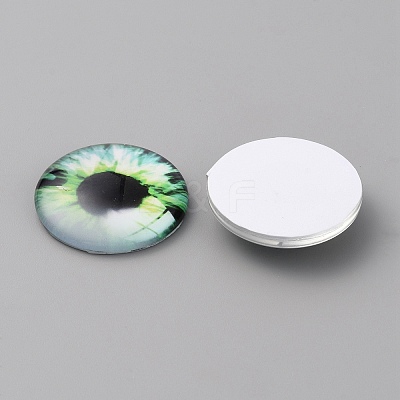 Glass Cabochons GLAA-WH0033-75H-03-1