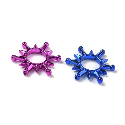 UV Plating Opaque Acylic  Beads AC-CBAE004-03B-1