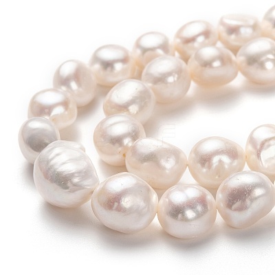 Natural Cultured Freshwater Pearl Beads Strands PEAR-L033-40-1