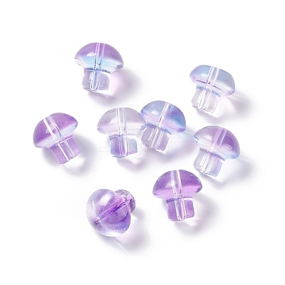Transparent Glass Beads GLAA-F117-08F-1