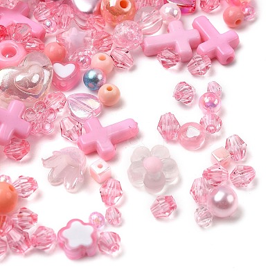 Opaque & Transparent Acrylic Beads SACR-XCP0001-06B-1