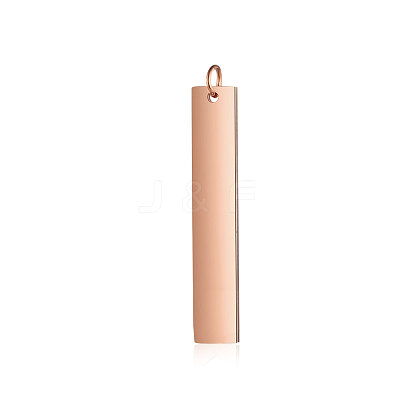 Ion Plating(IP) 304 Stainless Steel Pendants STAS-I311-14B-RG-1
