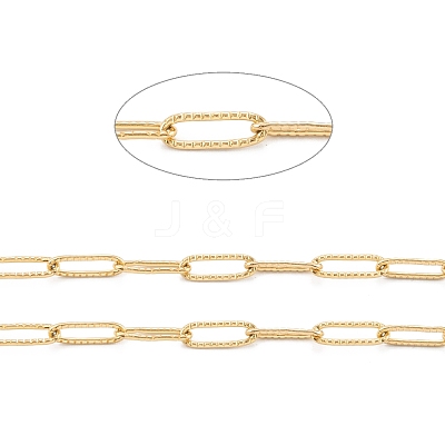 304 Stainless Steel Paperclip Chains CHS-O011-02G-1
