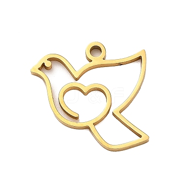 304 Stainless Steel Pendants LS-STAS-M117-02A-G-1