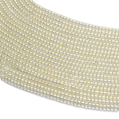 Electroplate Glass Beads Strands GL-CBAA615-01C-1