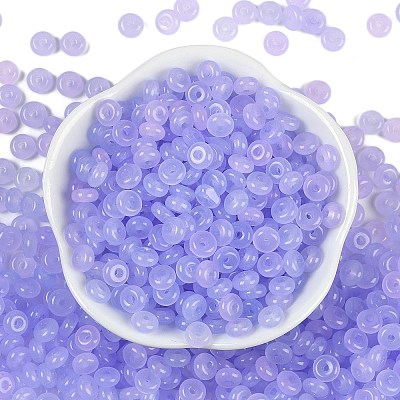 Transparent Colours Glass Seed Beads SEED-P008-01B-05-1