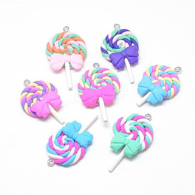 Handmade Polymer Clay Pendants CLAY-Q240-012-1