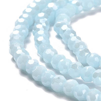 Electroplate Opaque Glass Beads Strands LS-EGLA-A035-P4mm-A10-1