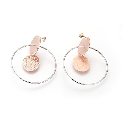 304 Stainless Steel Ear Studs STAS-I103-19-1