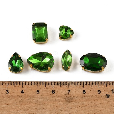 Glass Rhinestone Sew on Rhinestone RB-CBA33FD-01G-02-1
