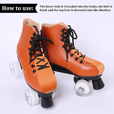 PVC Leather Flat Toe Guard Protector FIND-WH0013-65E-1