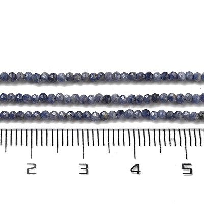 Natural Sapphire Beads Strands G-F509-18A-2mm-1