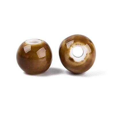 Vintage Handmade Porcelain Beads PORC-Q006-13A-34-1