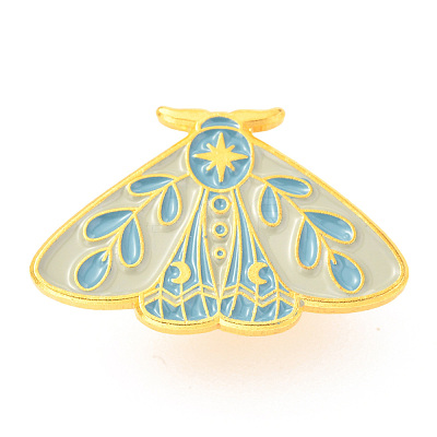 Alloy Enamel Brooches JEWB-P006-B05-1