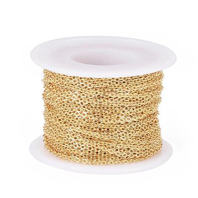 PVD Vacuum Plating 304 Stainless Steel Cable Chains STAS-D414-08-1