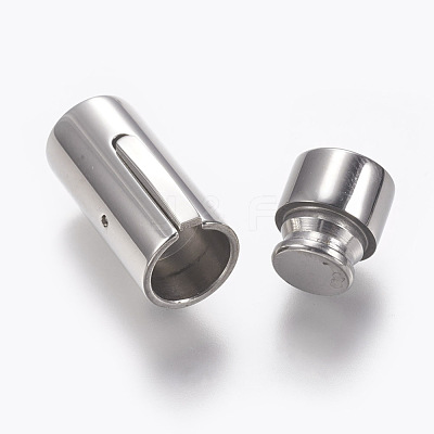Tarnish Resistant 304 Stainless Steel Bayonet Clasps STAS-O114-049A-P-1