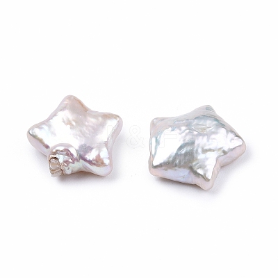 Natural Baroque Keshi Pearl Beads PEAR-N020-P20-1